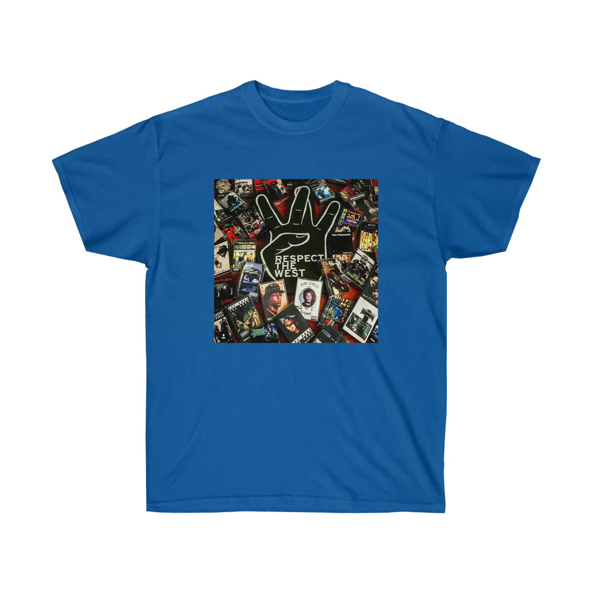 Rap Respect The West Men T-Shirt - Royal, S image