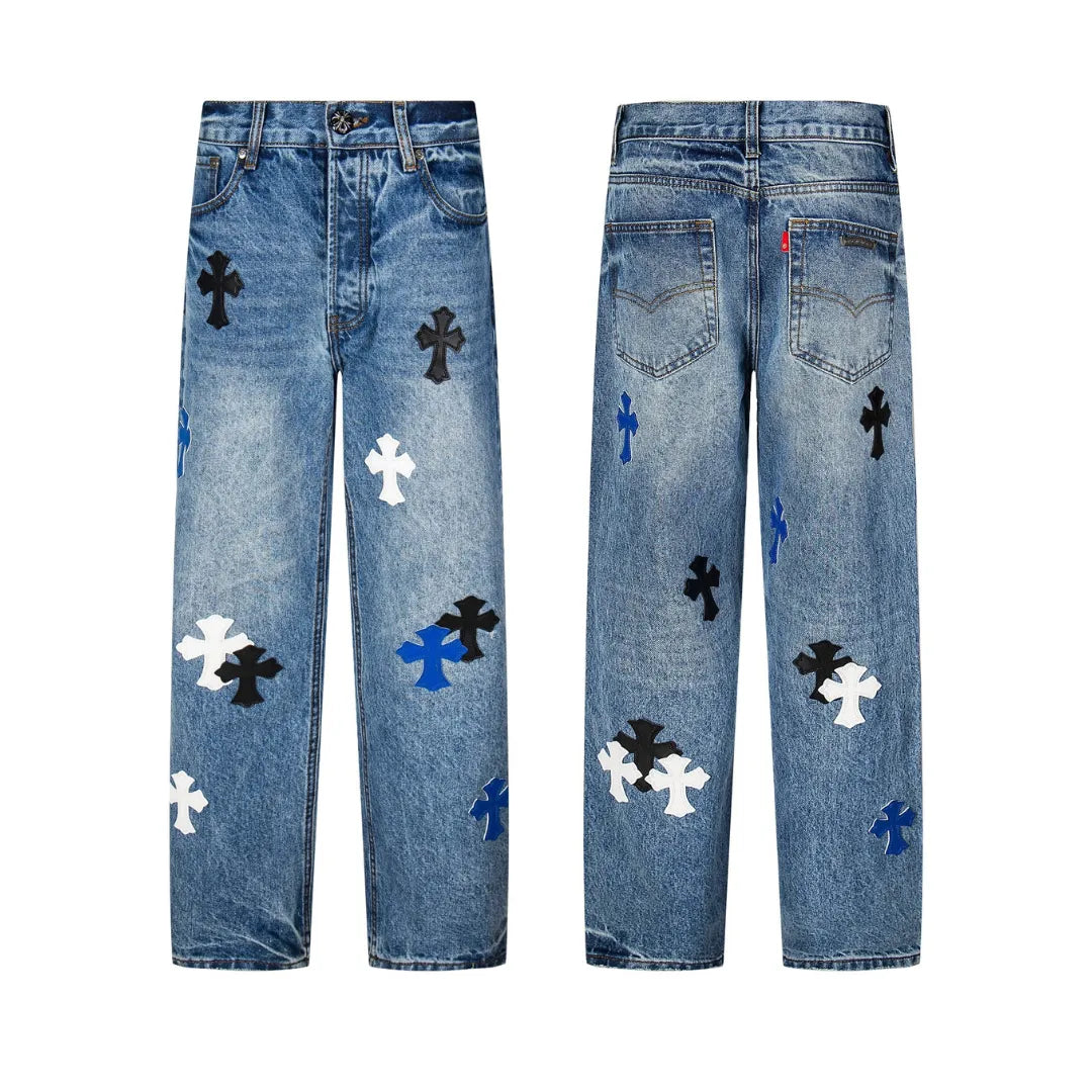 CH Cross Patch Jeans - CH0118 image 2