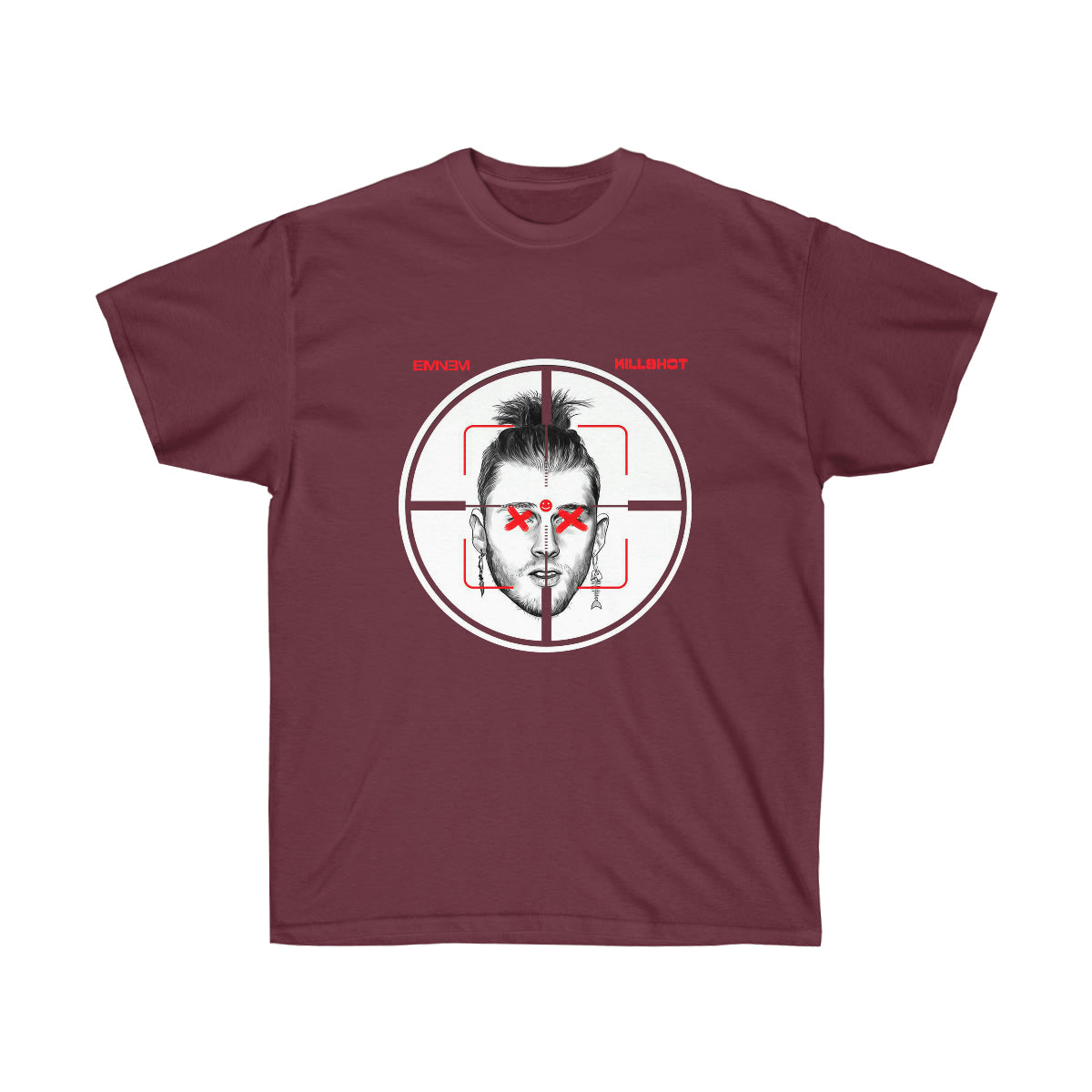 Rap K#llShot Men T-Shirt - Maroon, 2XL image