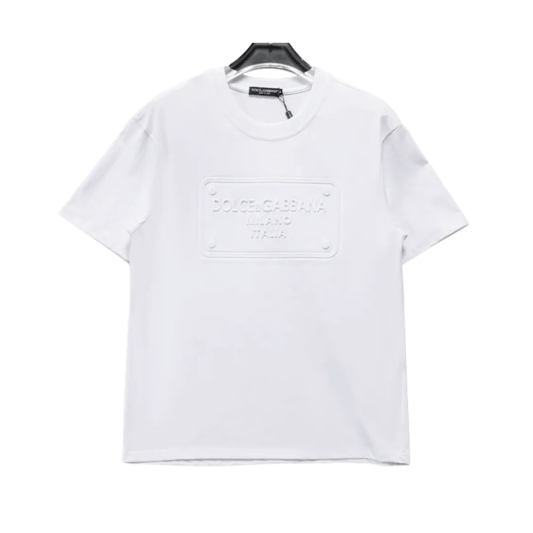 D&G Logo DG Print T-shirt in White - 116 - dng0000116 image 0