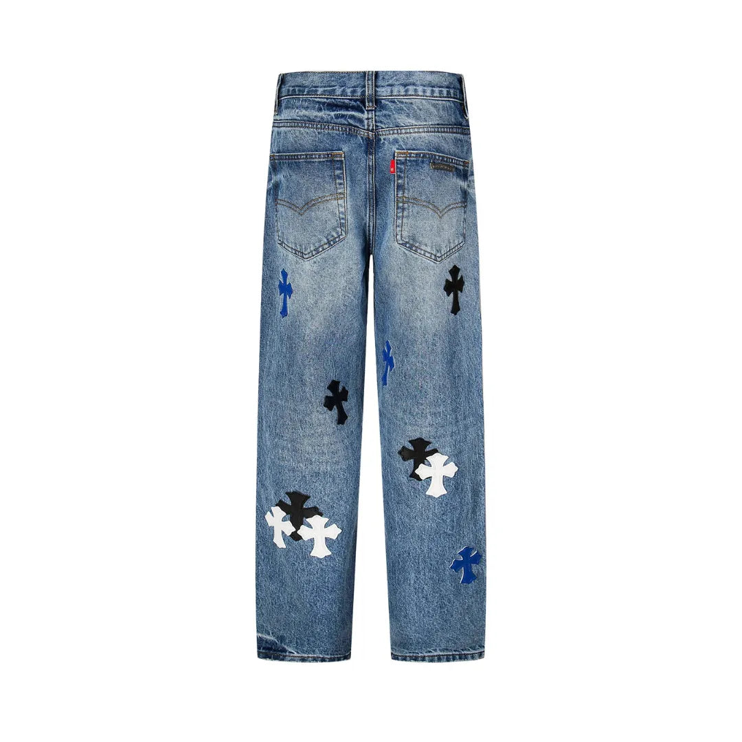 CH Cross Patch Jeans - CH0118 image 1