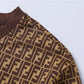 FD Diagonal FF Logo T Shirt in Brown - 78 - fd0000078 image 7