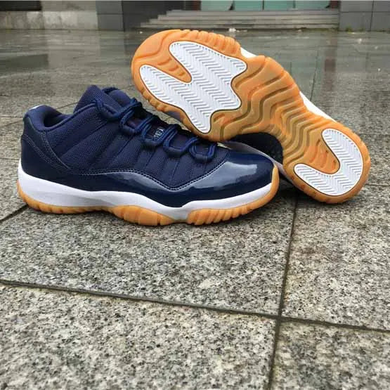 AJ 11 Retro Low Navy Gum Shoes Sneakers – nk0004099