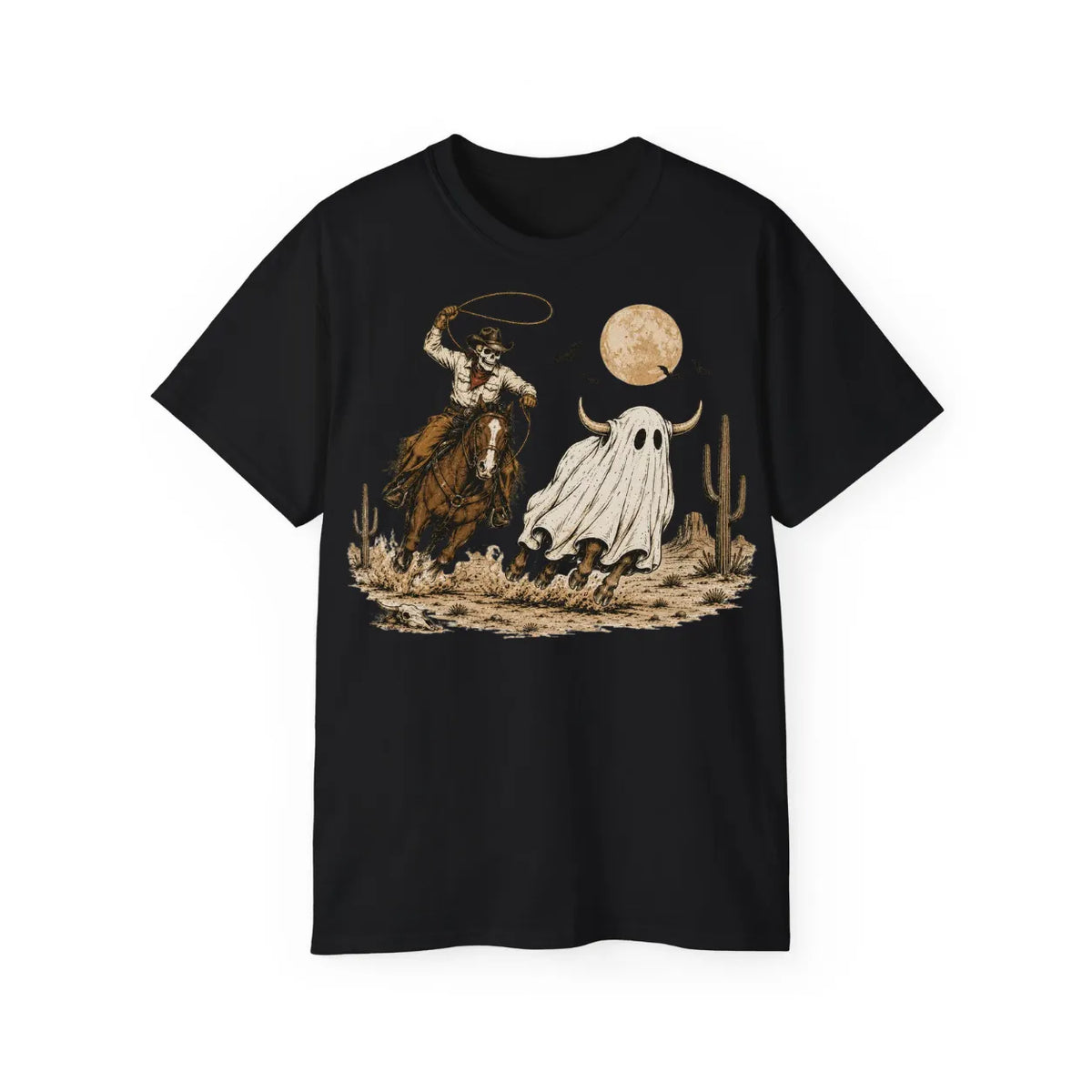 Halloween Cowboy T-Shirt - POD0001 image 0