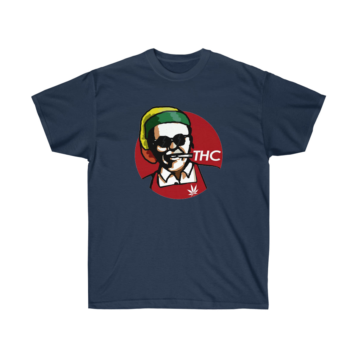 THC Red King Men T-Shirt - Navy, S image
