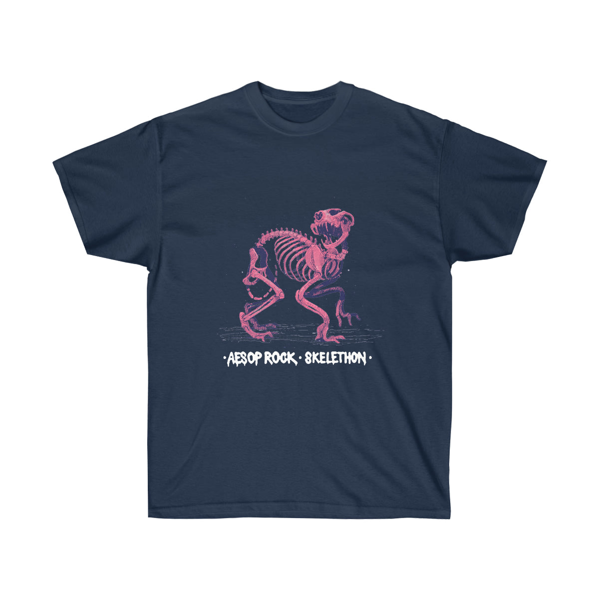 Aesop Rock Skelethon Men T-Shirt - Navy, 2XL image
