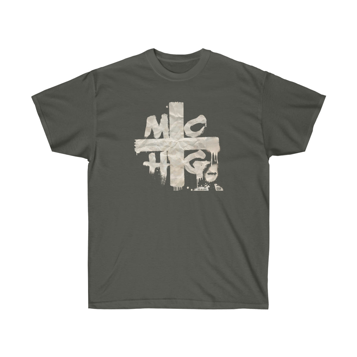 JZ Vintage God  Men T-Shirt - Charcoal, XL image