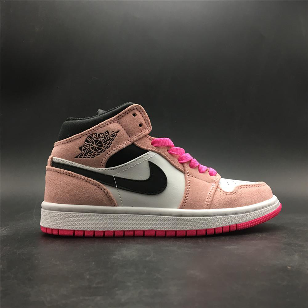 AJ 1 Mid Crimson Tint Shoes Sneakers – nk0000317