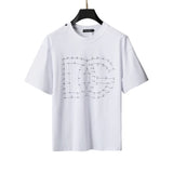 D&G Logo DG Print T-shirt in White - 109 - dng0000109 image 0