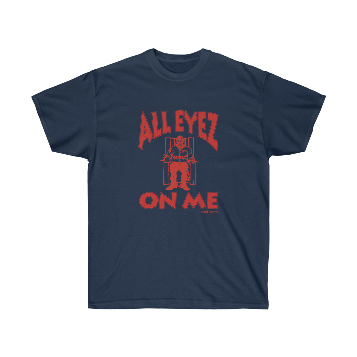 All Eyez On Me Men T-Shirt - Navy, S image