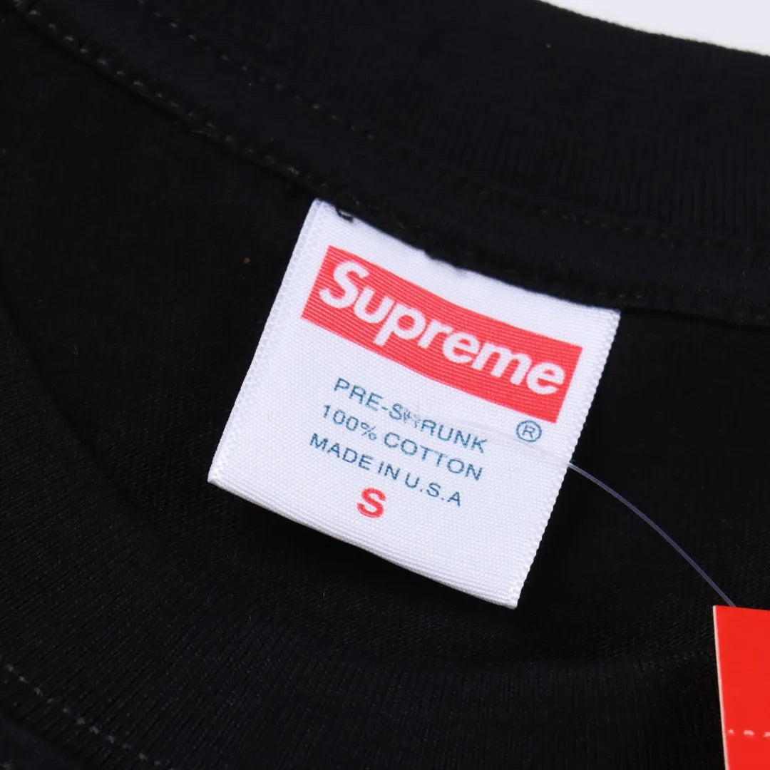 SUP Cross Box Logo T-Shirt in Black - 512 - spm0000512 image 3