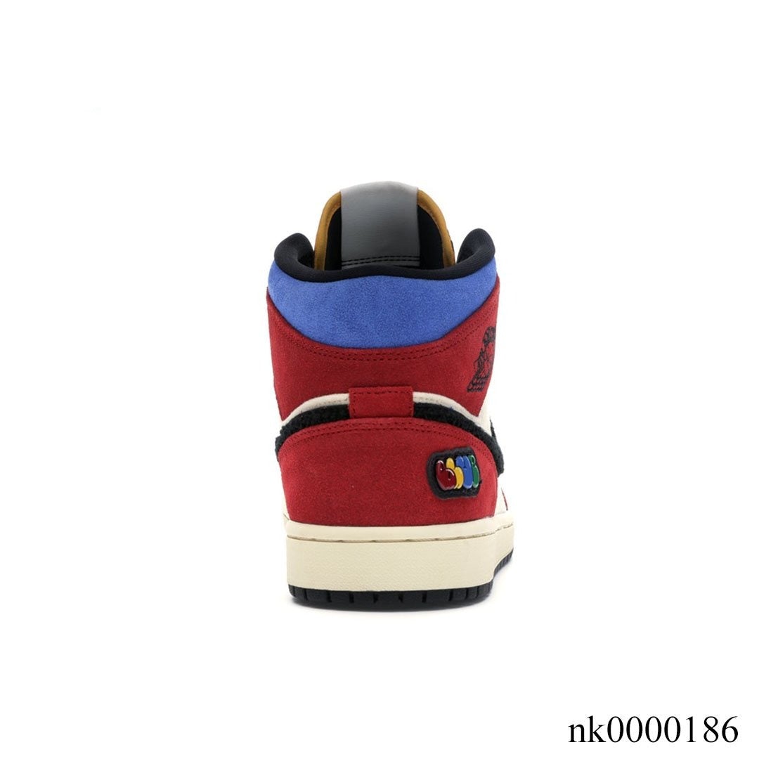 AJ 1 Mid SE Fearless Blue the Great Shoes Sneakers – nk0000186