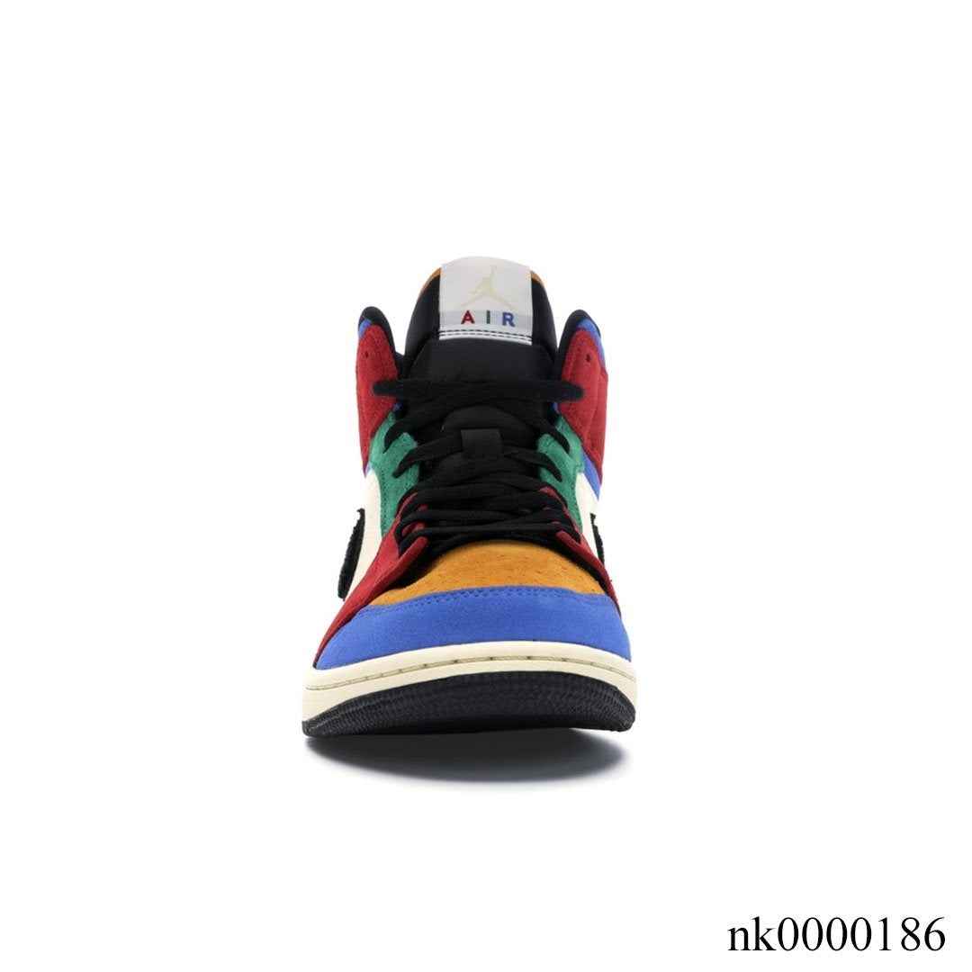 AJ 1 Mid SE Fearless Blue the Great Shoes Sneakers – nk0000186
