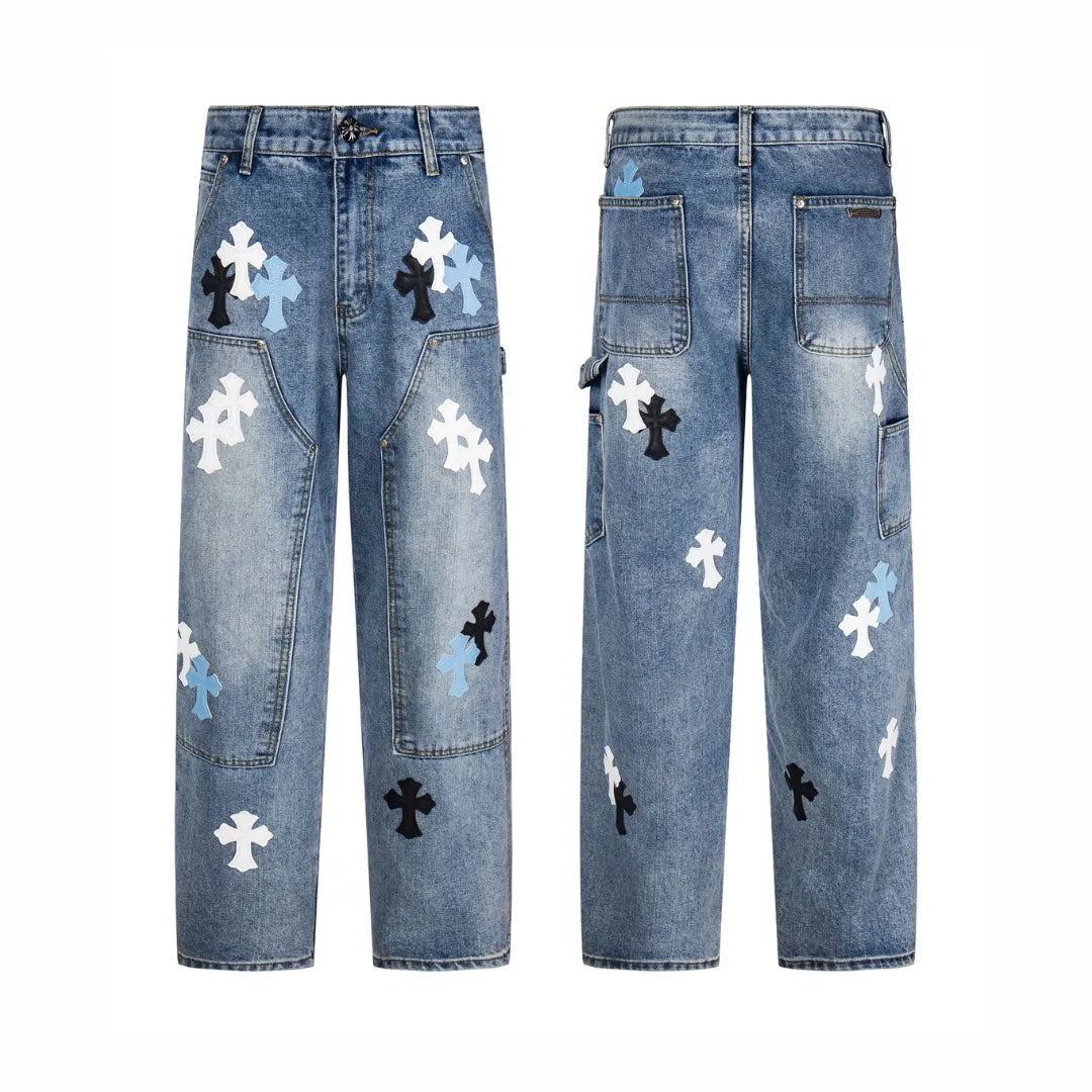CH Cross Patch Jeans - CH0119 image 2