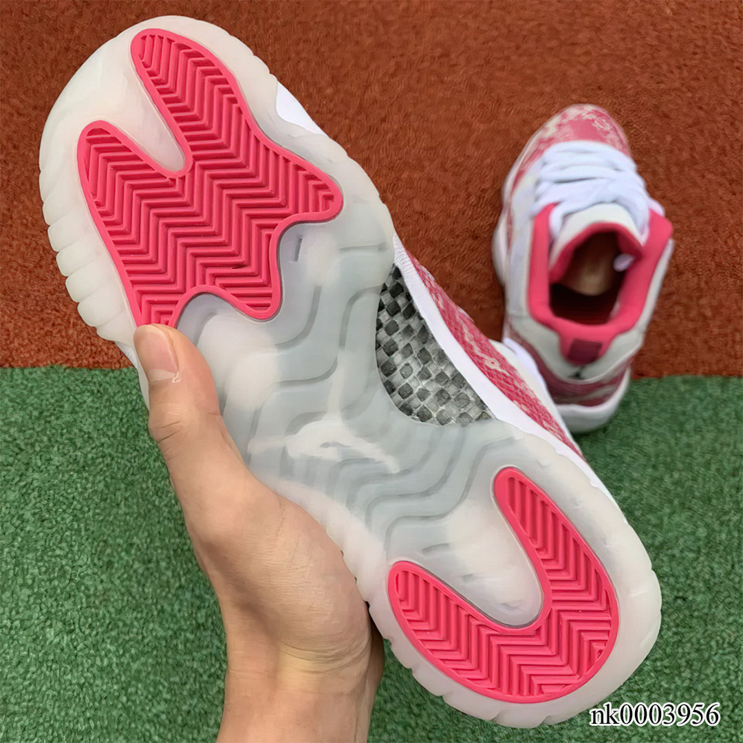 AJ 11 Low Pink Snakeskin Shoes Sneakers – nk0003956