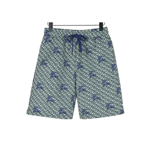 BUR Knight Monogram Shorts in Forest Green - 373 - bbr0000373 image 0