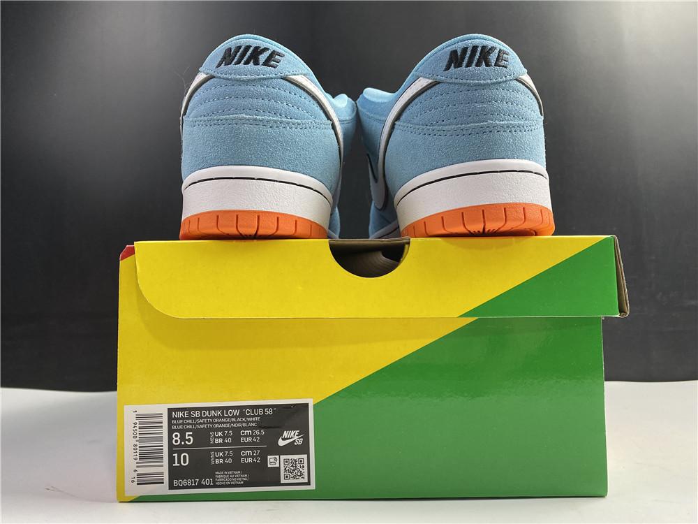 SB Dunk Low Club 58 Gulf Shoes Sneakers – nk0001411