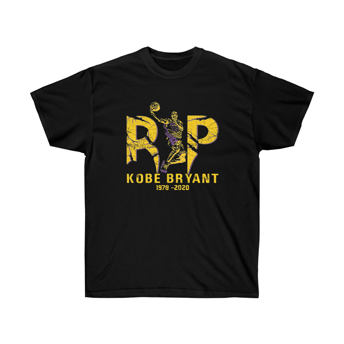 R.I.P Kobe Bryant Men T-Shirt - Black, L image