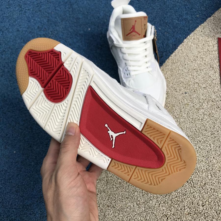AJ 4 Retro Levi’s White (Levi’s Tag) Shoes Sneakers – nk0000657