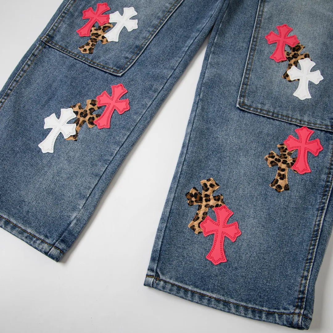CH Cross Patch Jeans - CH0117 image 10