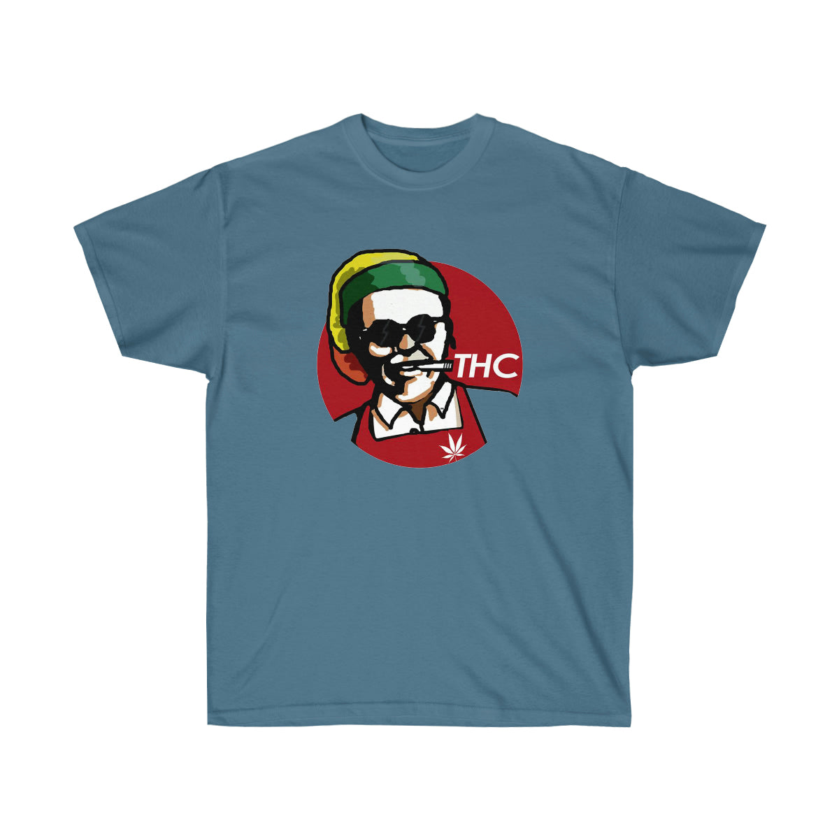 THC Red King Men T-Shirt - Indigo Blue, M image