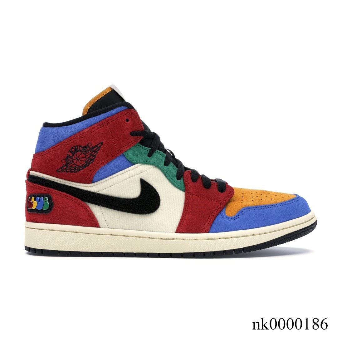 AJ 1 Mid SE Fearless Blue the Great Shoes Sneakers – nk0000186