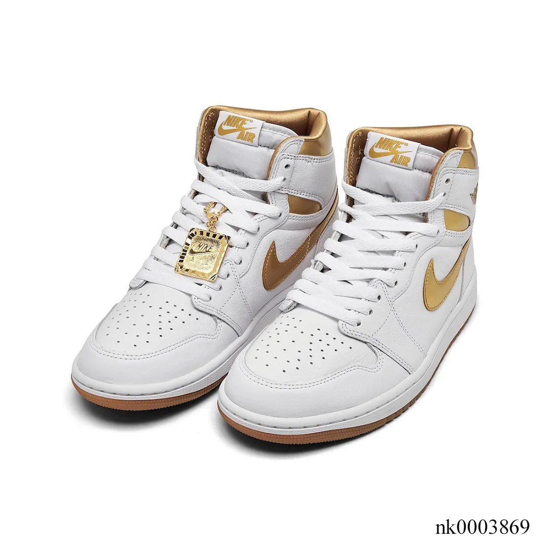 AJ 1 High OG Metallic Gold Shoes Sneakers – nk0003869