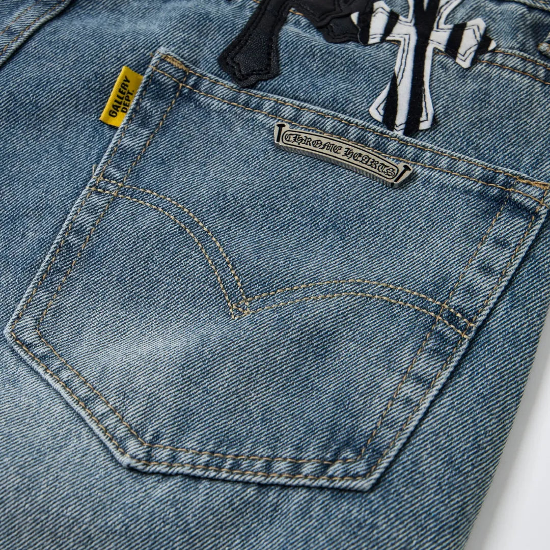 CH Cross Patch Jeans - CH0127 image 12