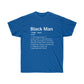 Black Men Definition Men T-Shirt - Royal, 3XL image