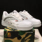 A Bathing Ape Bape Sta OS Shark White Shoes Sneakers - nk0005514 image 4