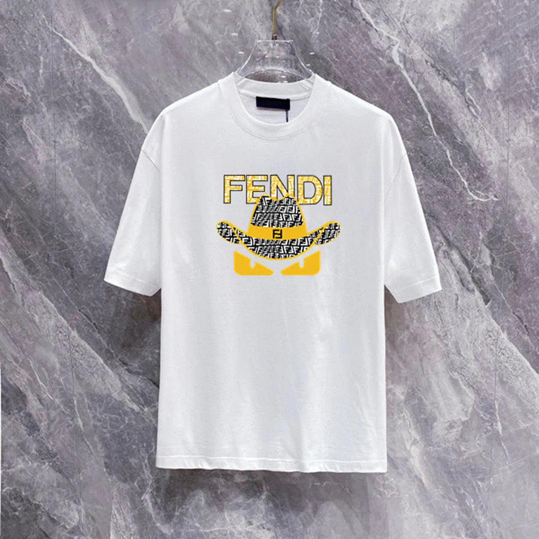 FD Logo-Print Cotton T-Shirt - FD0011 image 1