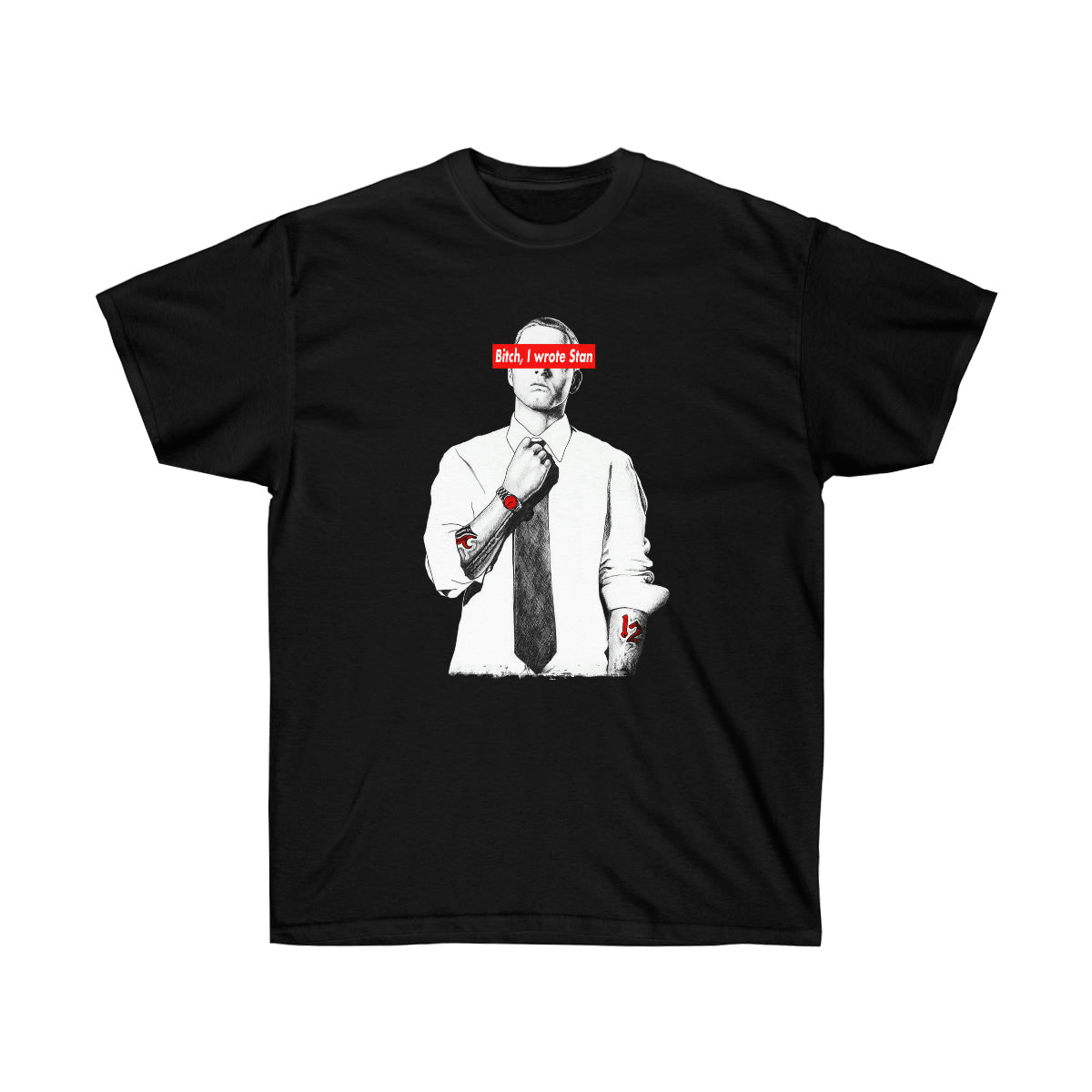 Bitch I Wrote Stan Men T-Shirt - Black, M image