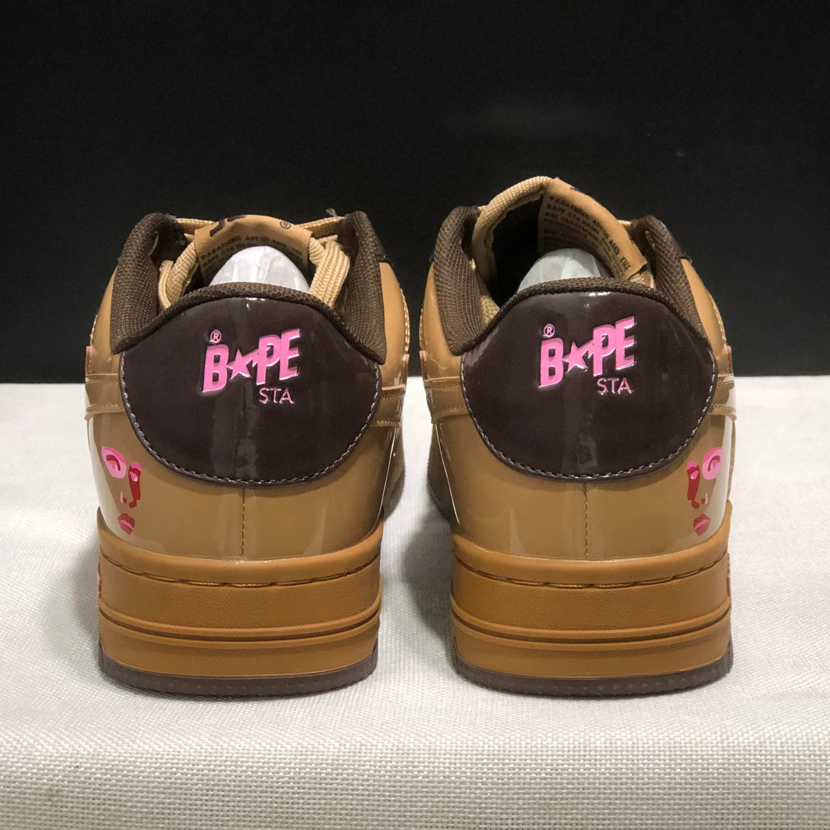 A Bathing Ape Bape Sta KidSuper Brown Shoes Sneakers - nk0005519 image 8