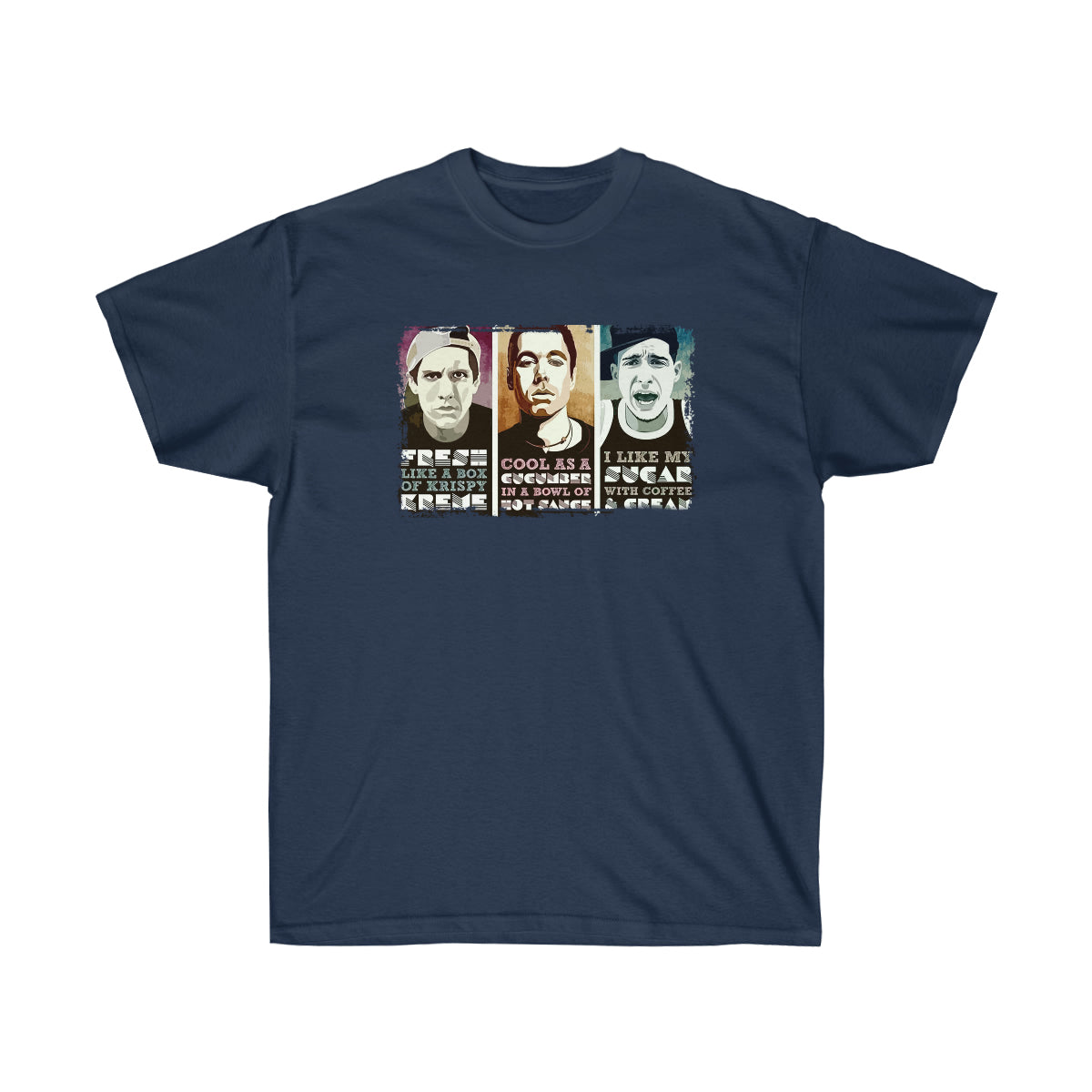 I Like My Sugar With Coffee Men T-Shirt - Navy, XL image