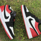 AJ 1 Low Black Toe Shoes Sneakers – nk0000732