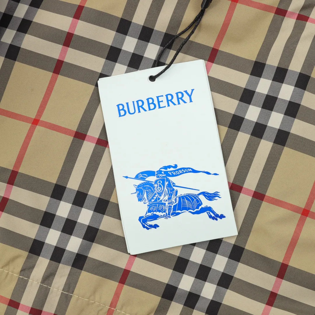 BUR Vintage Check Panel Black Shorts - 377 - bbr0000377 image 7