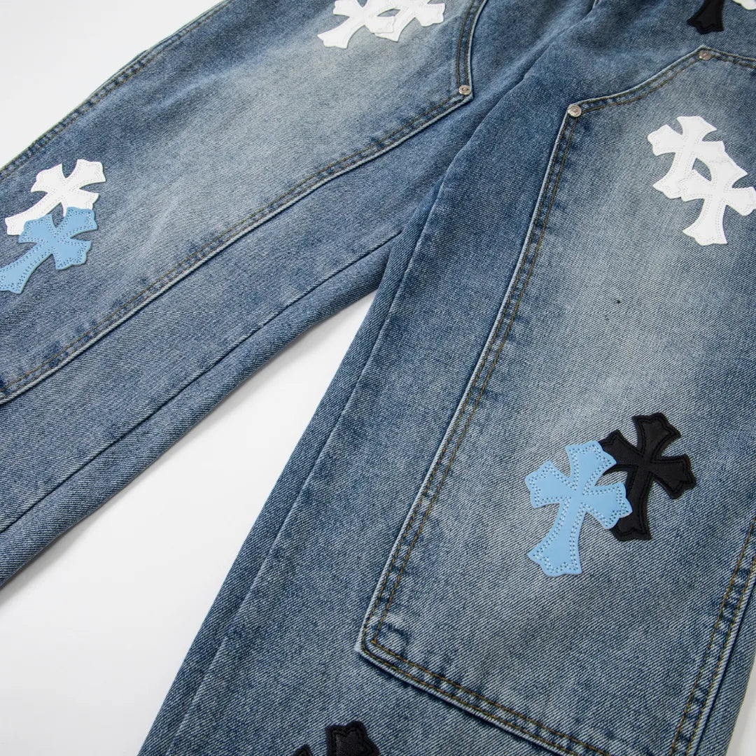 CH Cross Patch Jeans - CH0119 image 6