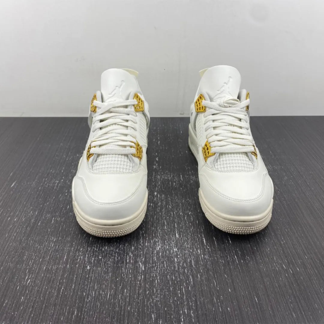 AJ 4 Sail Metallic Gold Shoes Sneakers – nk0003549