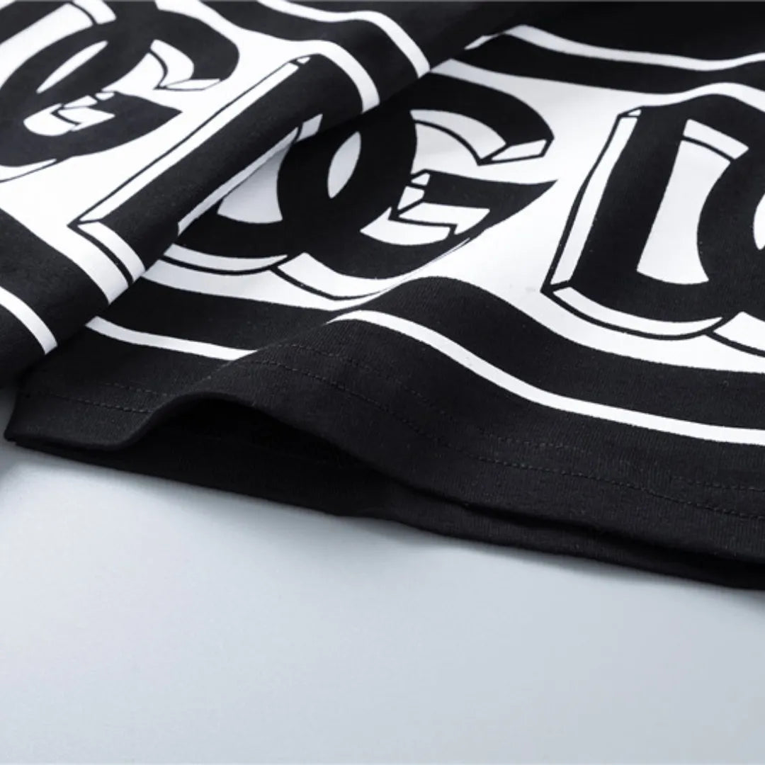 D&amp;G Logo Milano T-shirt in Black - 110 - dng0000110 image 10