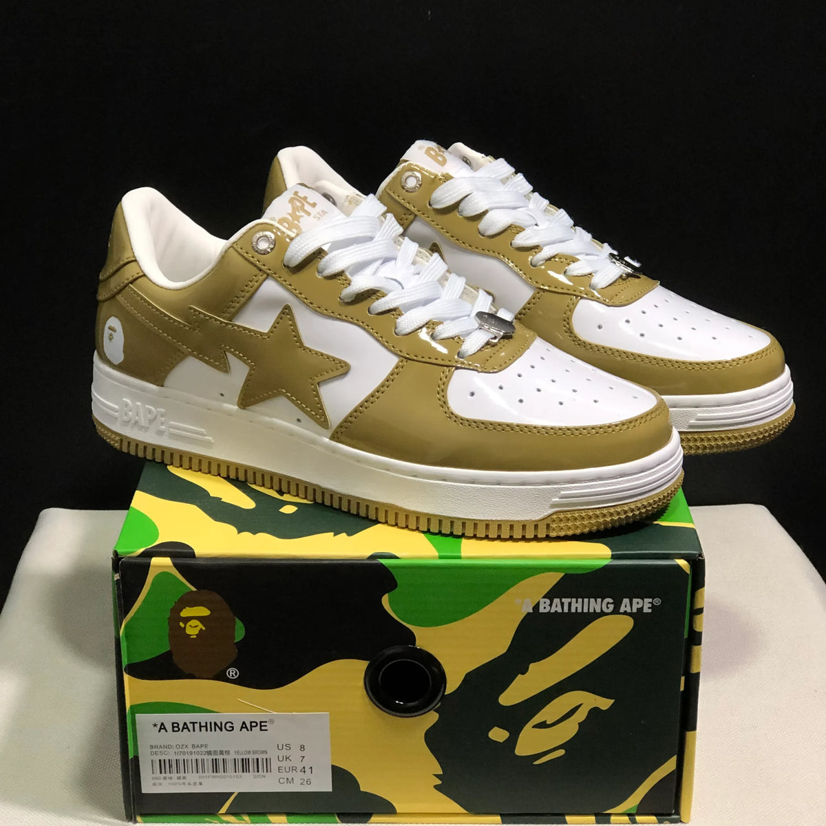 Wmns Bapesta #5 'Beige' Shoes Sneakers - nk0005525 image 4