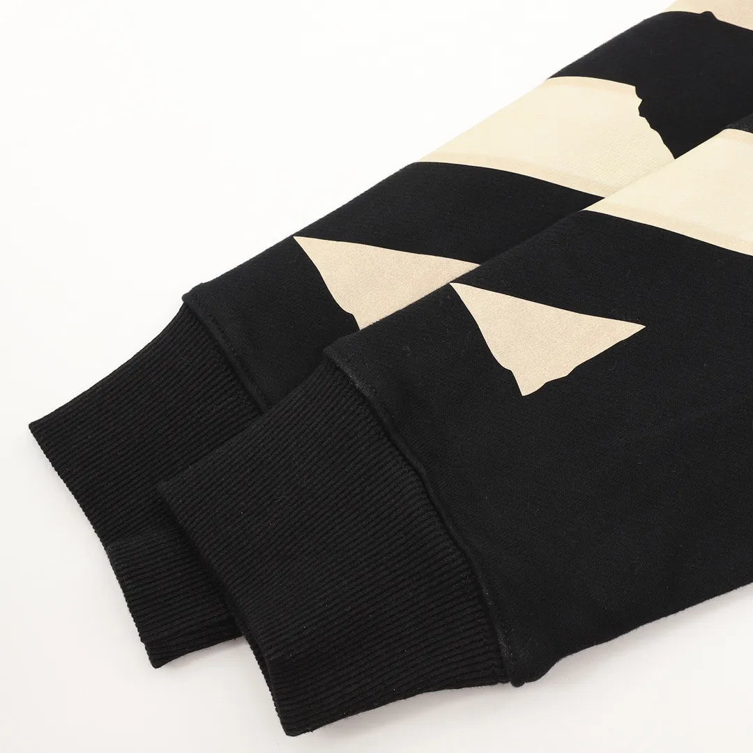 OW Diagonal Tape Arrows Hoodie in Black - 347 - owf0000347 image 7