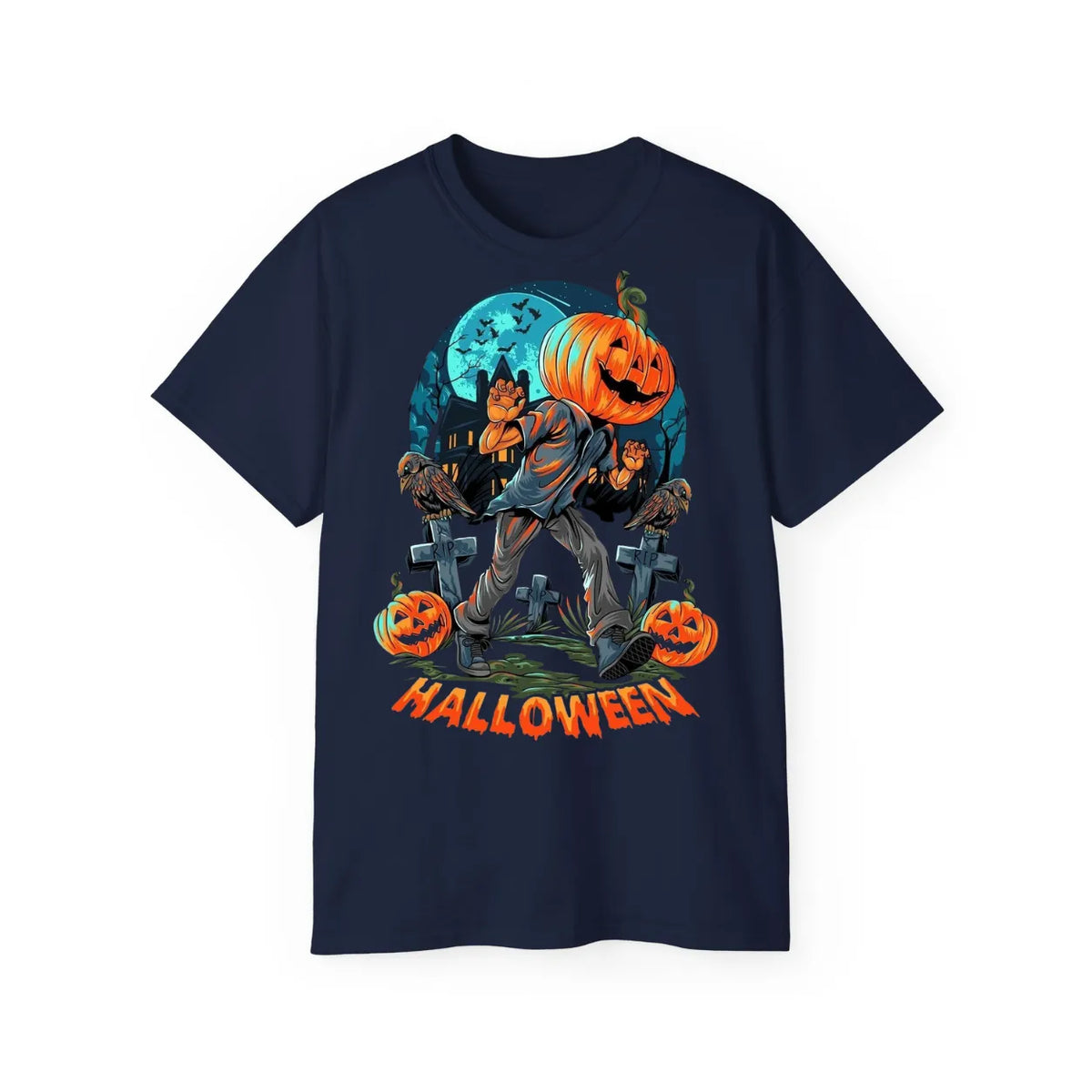 Halloween Pumpkin T-Shirt – POD0012 image