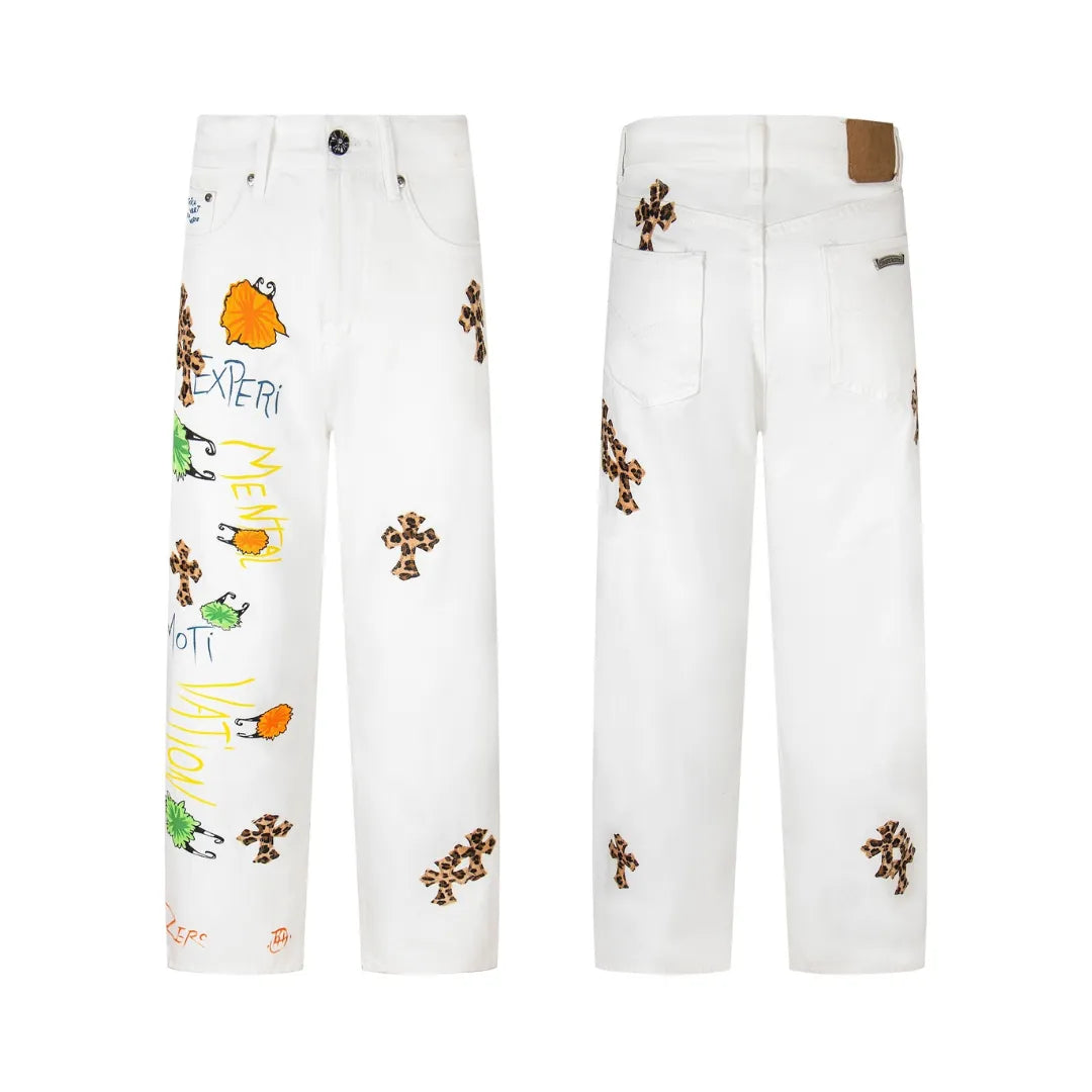 CH Cross Patch Jeans - CH0123 image 2