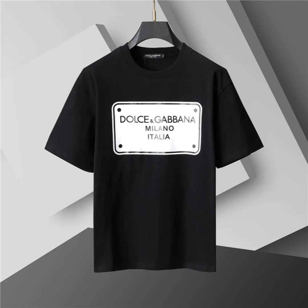 D&G Logo Print T-shirt in Black - 113 - dng0000113 image 1