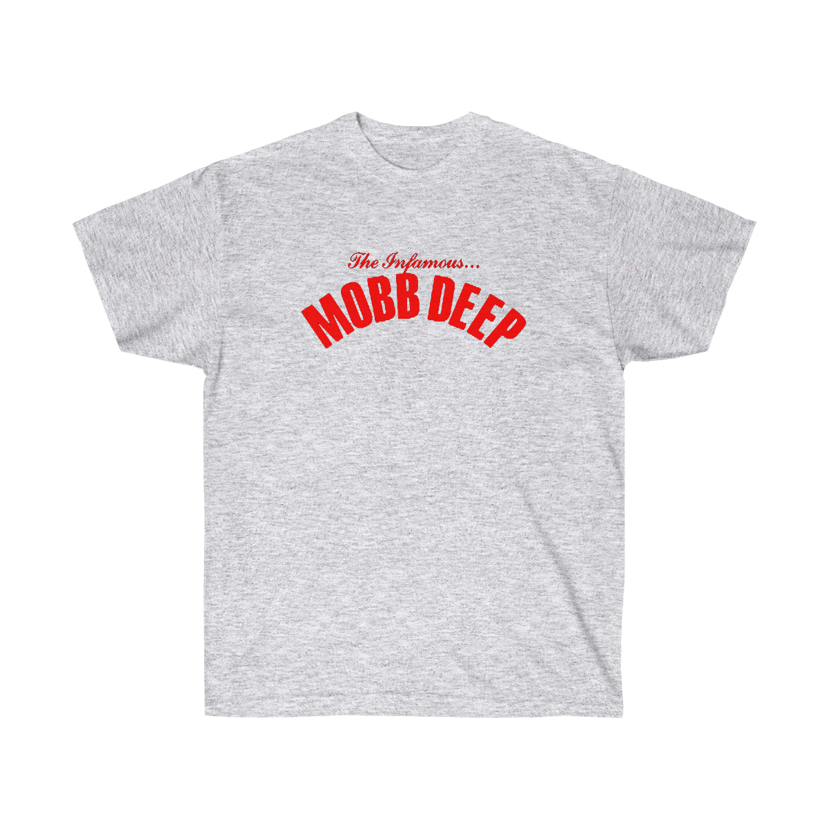 Infamous Red Men T-Shirt - Ash, XL image