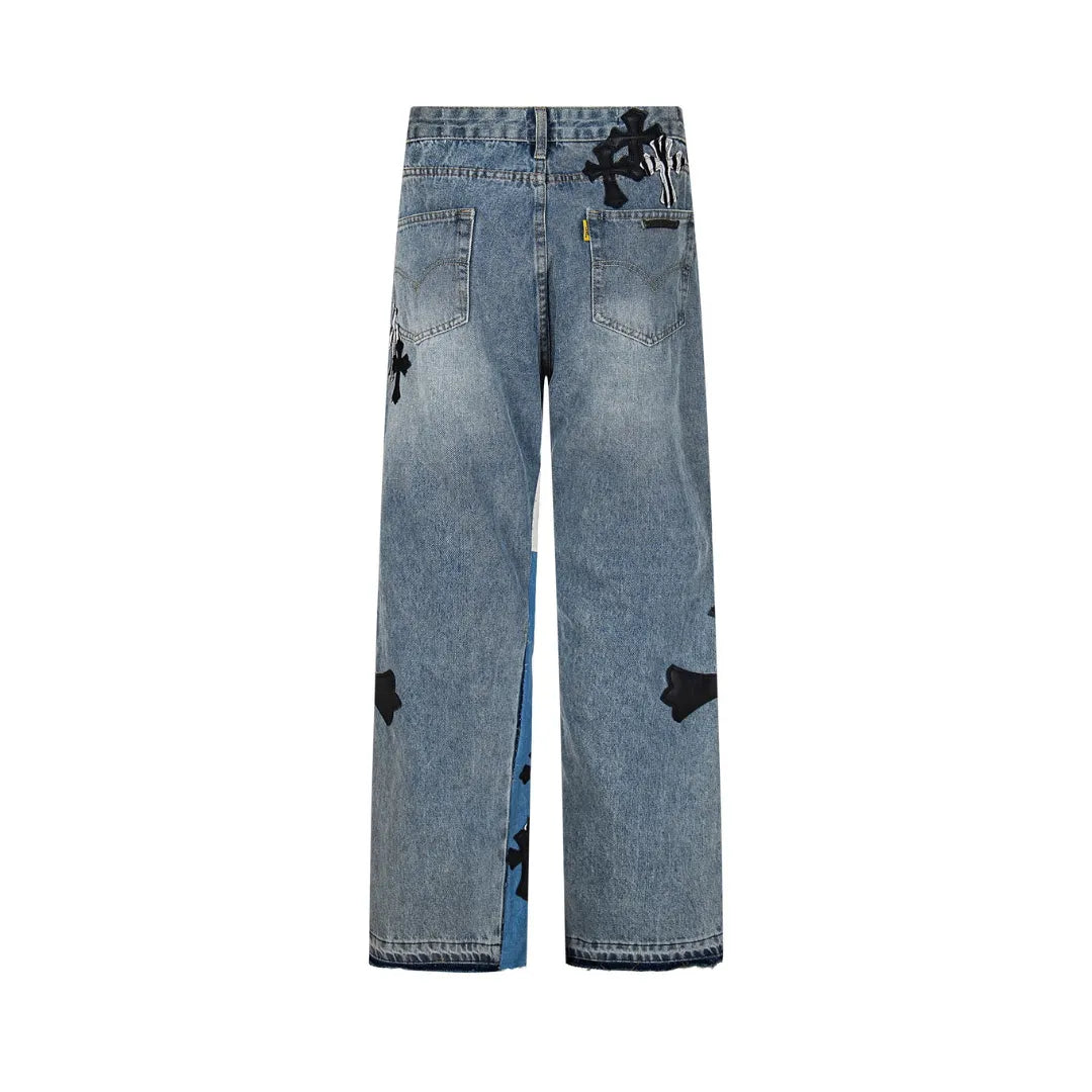CH Cross Patch Jeans - CH0127 image 1