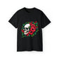 Flower Skull T-Shirt - Black, XL image