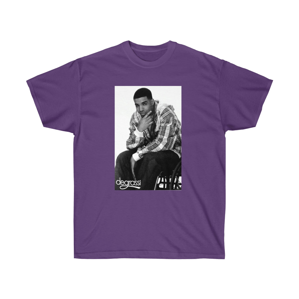 Rap Drake Degrassi Men T-Shirt - Purple, S image