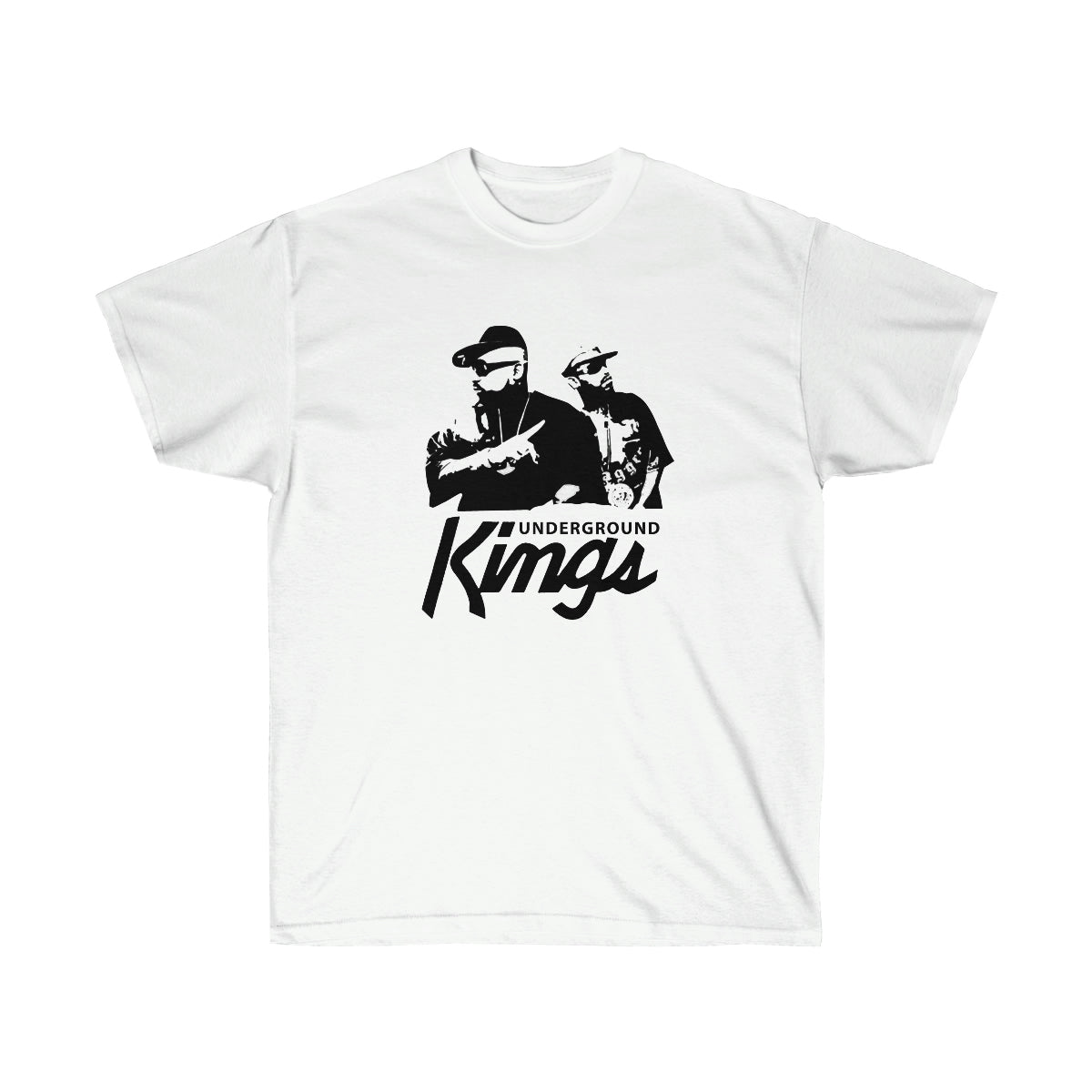 Underground Kings Men T-Shirt - White, 2XL image