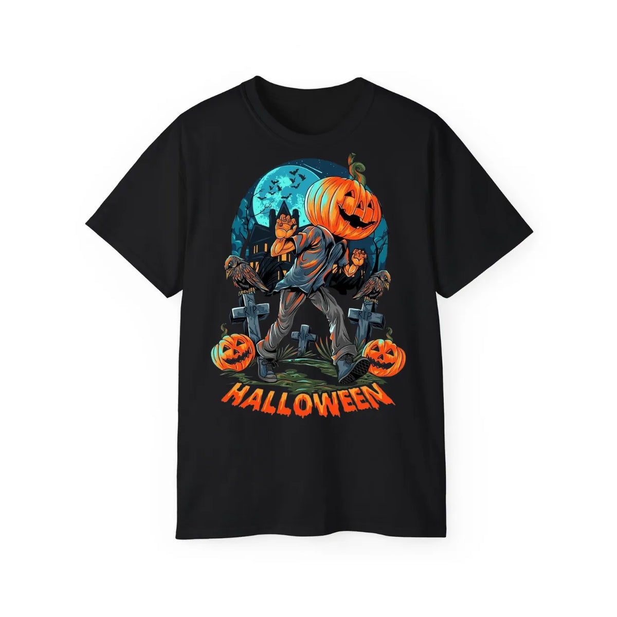 Halloween Pumpkin T-Shirt – POD0012 image